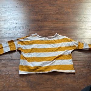 long sleeve crop top